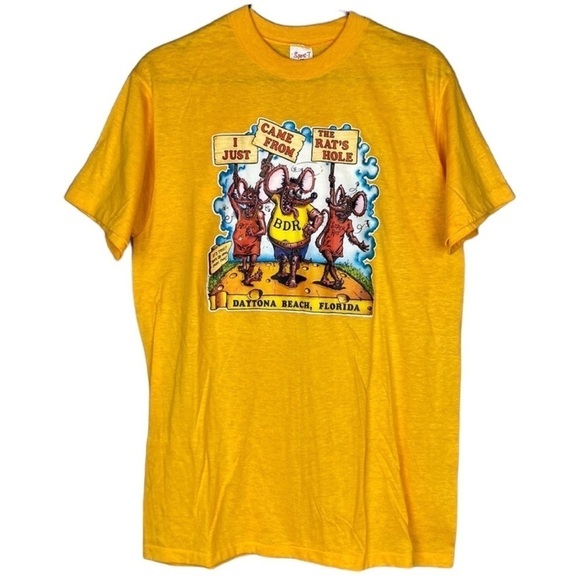 Vintage Tops - Vintage 70s rats hole daytona beach tee